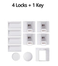 Magnetic Children Safety Lock Baby Cabinet Lock Children Protection Kids Drawer Locker Baby Security Cupboard Childproof Locks